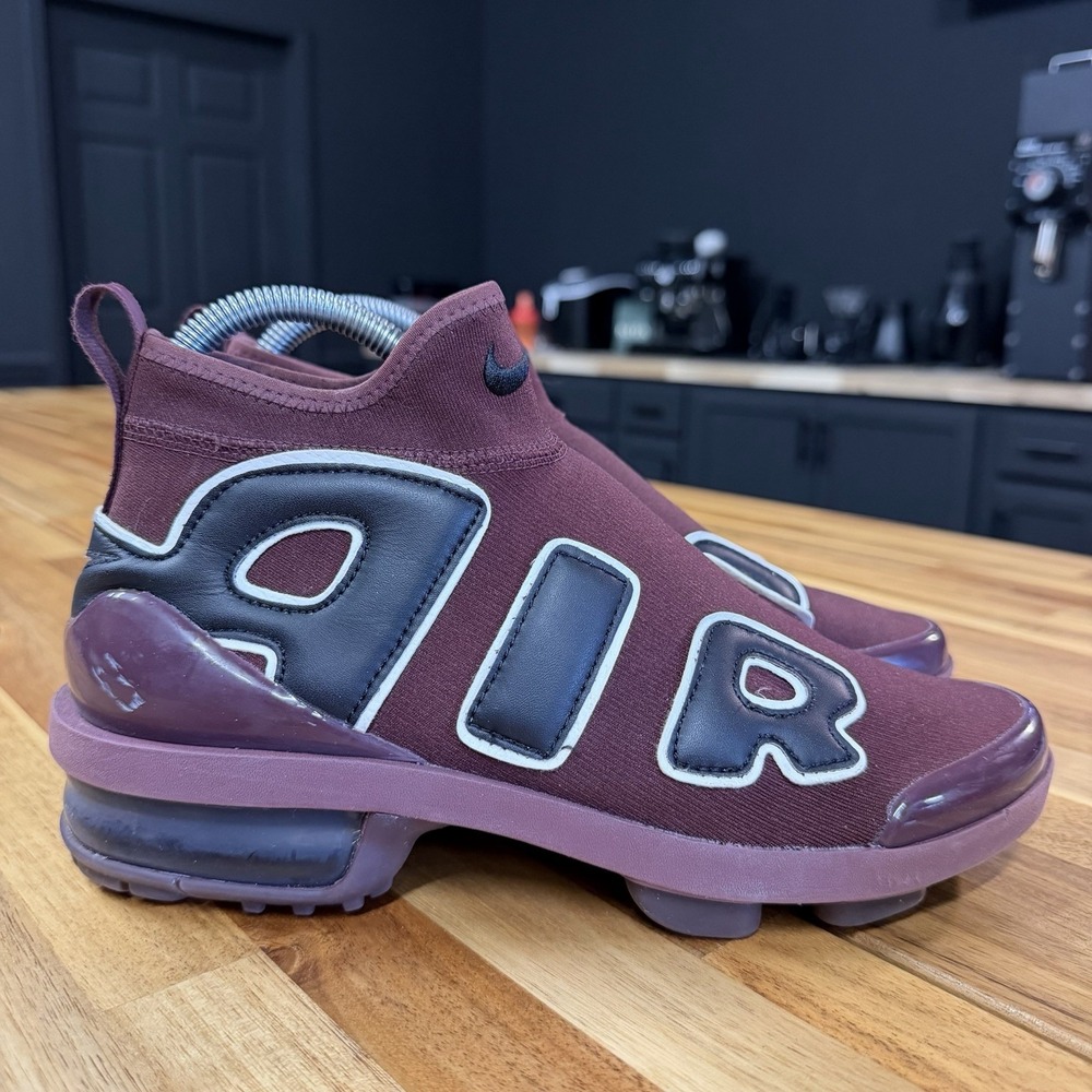 Nike Airquent Women's Sz 8 Burgundy Crush Black White AQ7287-600 Sock Sneakers